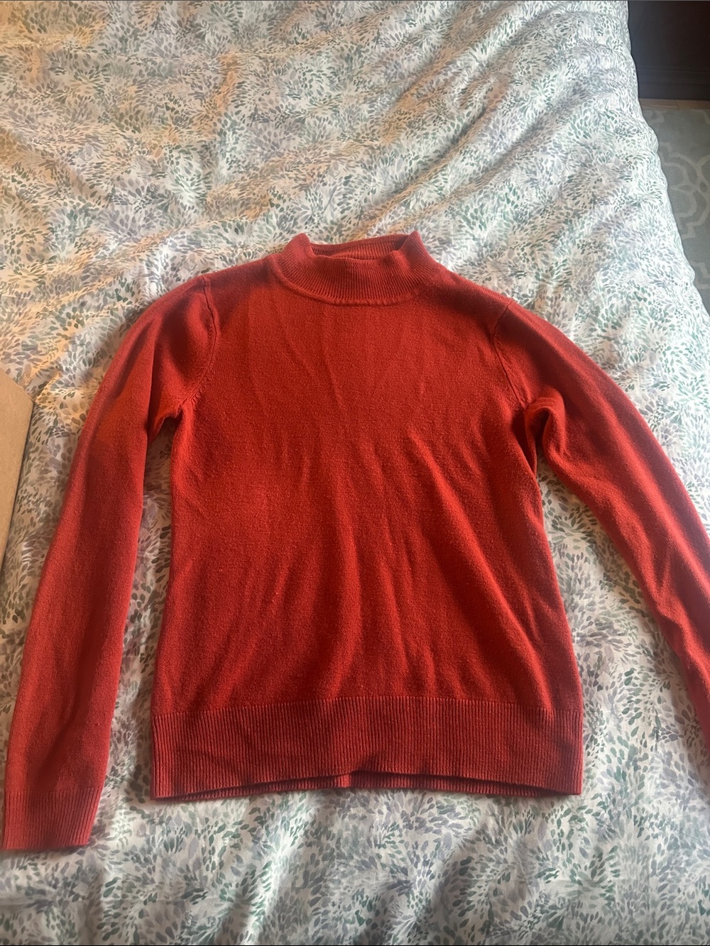 Sag Harbor Women's Burnt Orange  Sweater Petite S ( 8P )